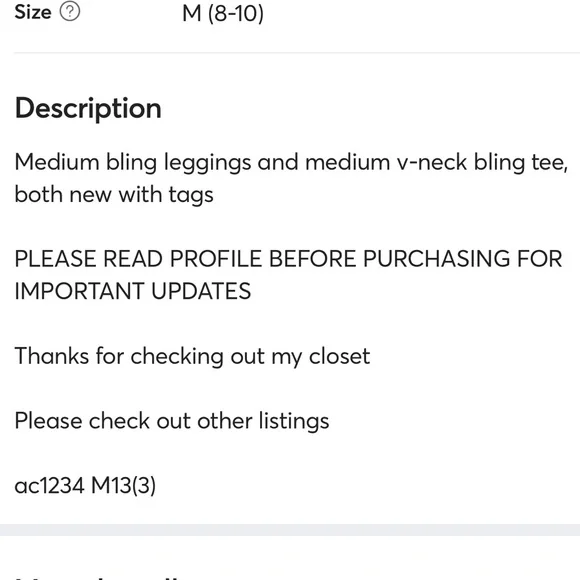 NWT VS PINK MEDIUM BLING SCRIPT LOGO SET